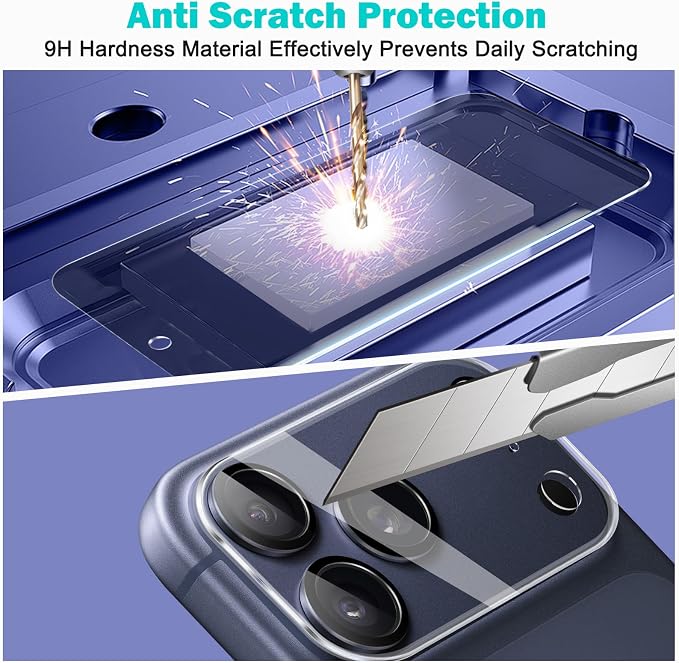PEHAEL 3+3 Pack for iPhone 17 Pro Max Privacy Screen Protector - Image 6