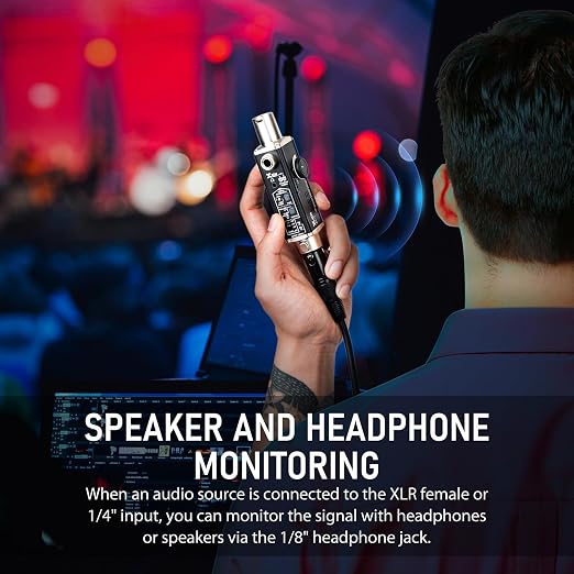 Xvive AT-1 Portable Audio Tester, Signal Generator, XLR Cable Tester, Phantom - Image 3