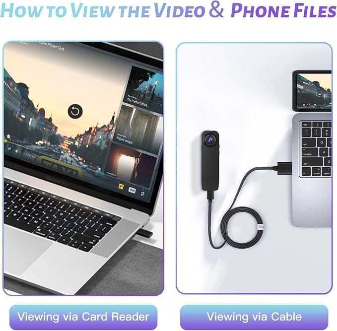 Mini Body Camera with Audio and Video Recording, POV Camera with 32G Card Body - Image 6
