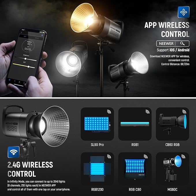 NEEWER CB60B 70W LED Video Light - Image 4