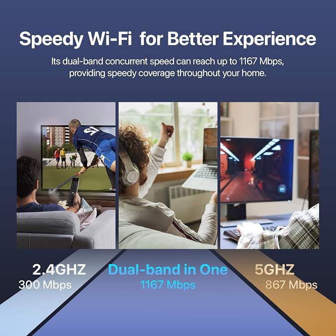Tenda AC1200 Gigabit WiFi Router - Image 3