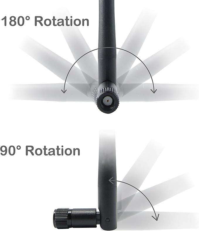WiFi Antenna PC Bluetooth Antenna, WiFi 6 Dual Band 2.4Ghz 5Ghz 5.8Ghz 3dBi - Image 4