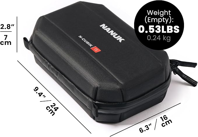 NANUK N-Cubik T3 Camera Bag Insert – Water-Resistant Hard-Shell Pouch – - Image 3