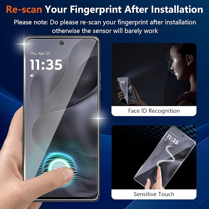 Designed for Motorola Moto G Power 5G 2025 Tempered Glass Screen Protector + - Image 4