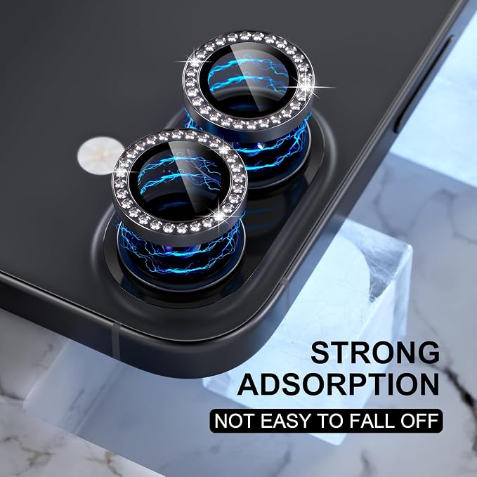 Choiche Compatible for iPhone 17 Camera Lens Protector Bling, 9H Tempered Glass - Image 6
