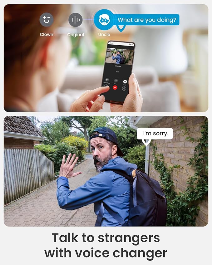 ieGeek Doorbell Camera Wireless No Subscription, 5MP Ultra Clear View Night - Image 7
