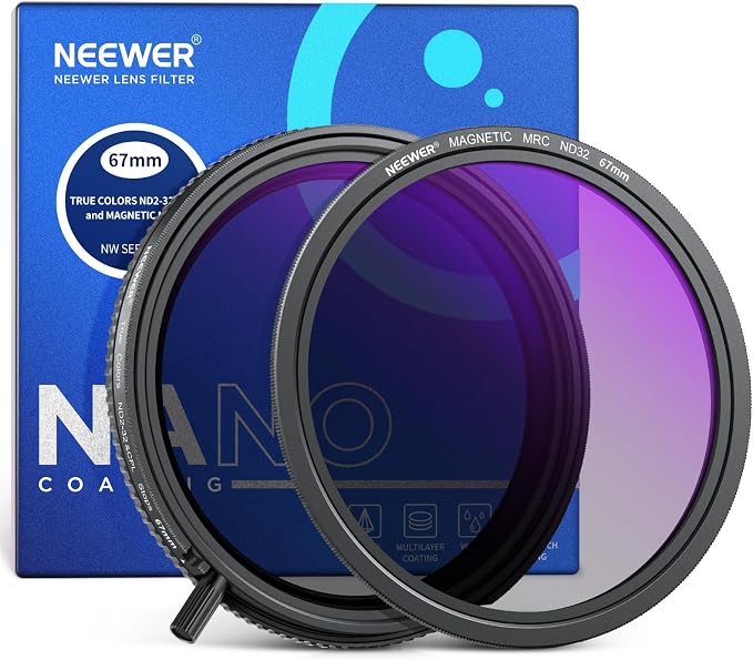 NEEWER True Colors 67mm Variable ND2-32 & CPL by Neewer
