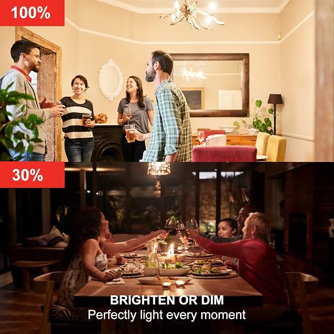 Sengled Smart Light Bulbs, Smart Candelabra LED Bulb, Dimmable Chandelier Light - Image 6
