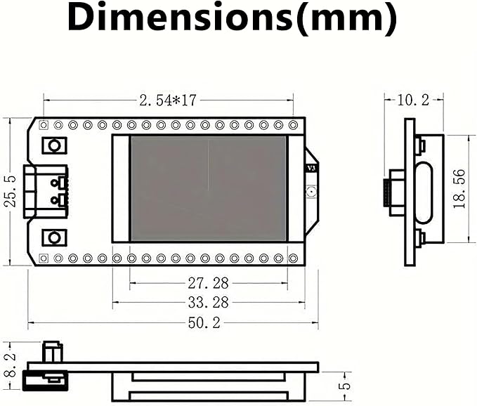 Heltec Meshtastic WiFi LoRa 32 V3 Development Board Device SX1262 and - Image 9