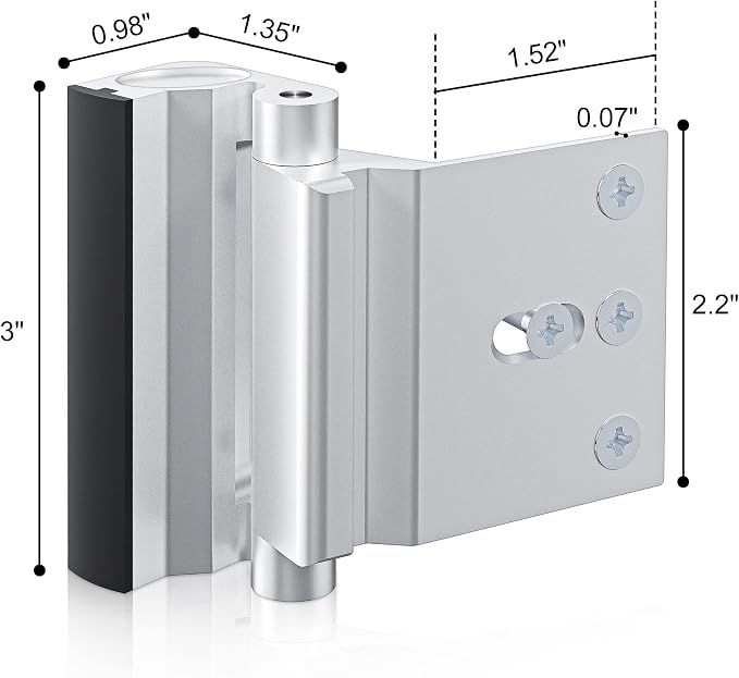 Door Reinforcement Lock Withstands 800lbs of Force - Image 6