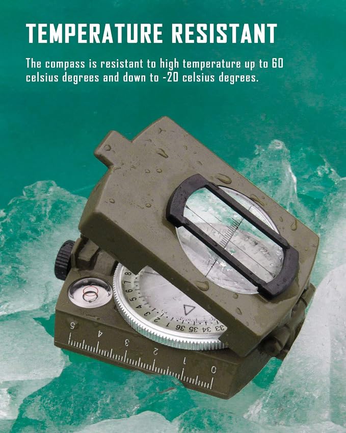 Eyeskey Multifunctional Tactical Survival Military Compass - Image 5