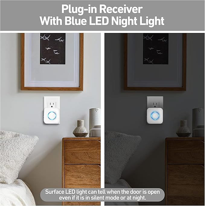 Door Chime, Satisure Wireless Door Open Contact Sensor Alarm Chime, Door Ringer - Image 9