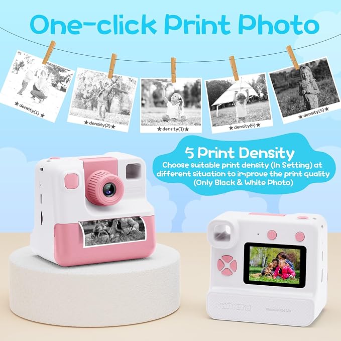 Kids Camera Instant Print, Christmas Birthday Gifts - Image 6