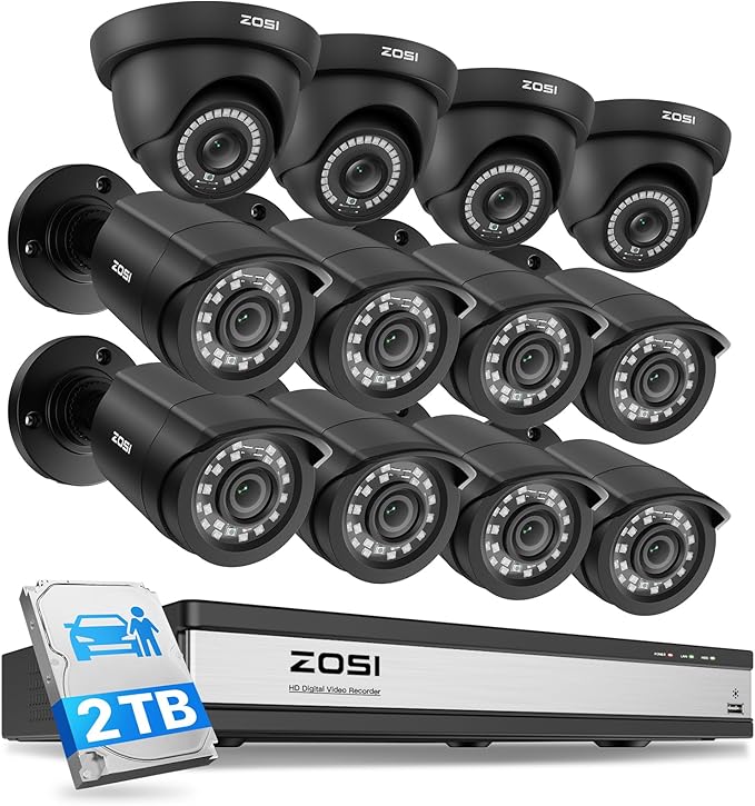 ZOSI 16CH 3K Lite Security Camera System by ZOSI