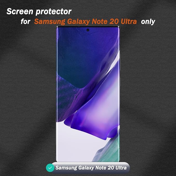 3+2 Pack Screen Protector for Samsung Galaxy Note 20 Ultra Flexible TPU Film - Image 2