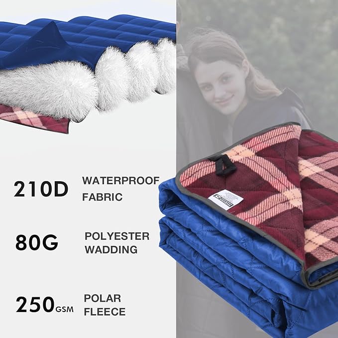 DUKUSEEK Waterproof Camping Blanket - Image 2