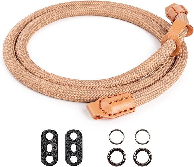 VOVMOEYA Nylon Braided Camera Rope Strap, Camera Neck Shoulder Strap - Image 3