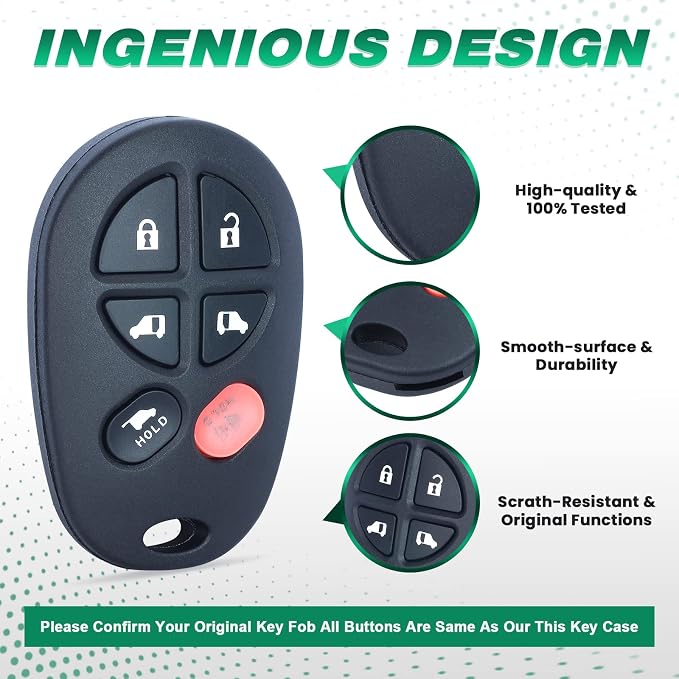 Beefunny 6 Button Key Fob Replacement - Image 4