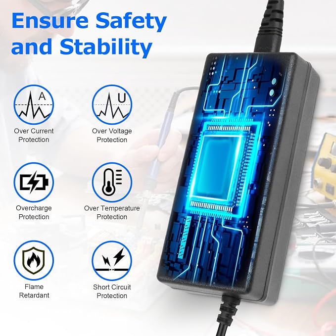 12V LED Strip Power Supply, 5A 60W Power Adapter, 12V Power Supply - Image 3