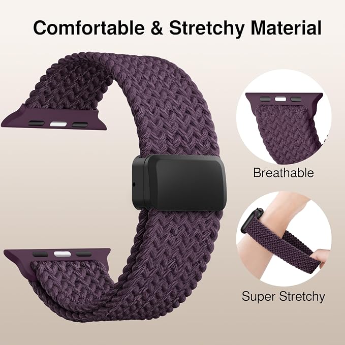 Braided Stretchy Band Compatible - Image 3