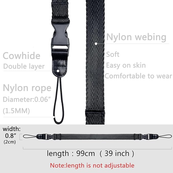 Camera Neck Straps Short, Binocular Strap - Image 3