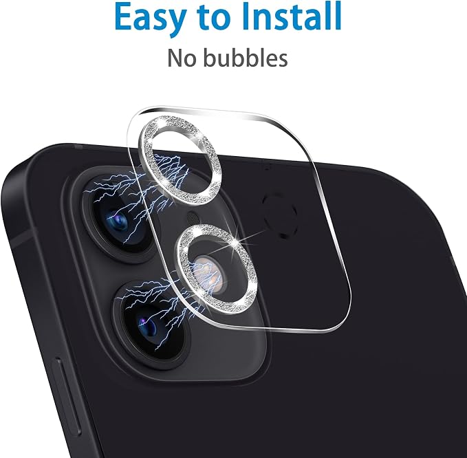 Dengduoduo 3 Pack Tempered Glass Camera Lens Protector - Image 6