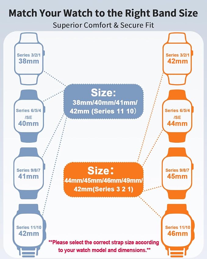 Stretchy Band Compatible with Apple Watch Bands 40mm 38mm 41mm 42mm 44mm 45mm - Image 8