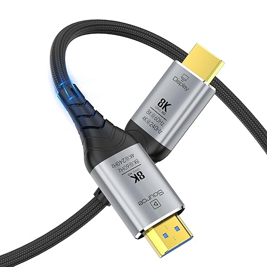 Fiber Optic HDMI Cable 20FT, 8K Long HDMI 2.1 Cable, 48Gbps Ultra High Speed by DGHUMEN