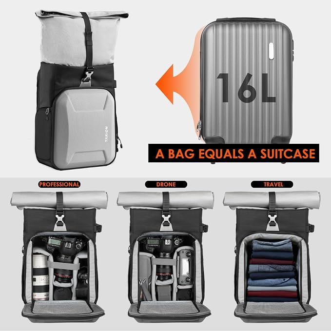 TARION Rolltop Camera Backpack - Image 2