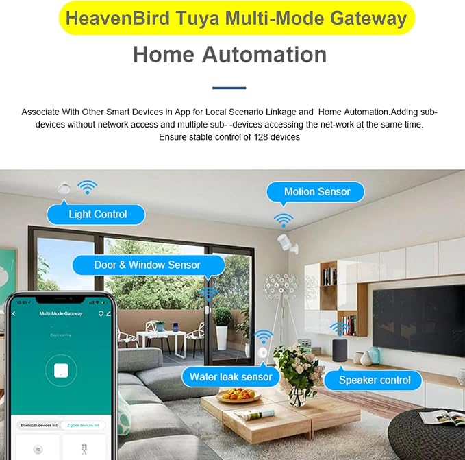 Tuya Smart Wi-Fi Gateway for Tuya Smart Door Lock, Home Automation Hub - Image 6