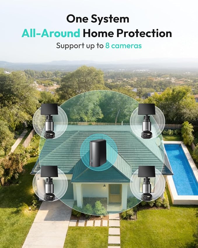 BOTSLAB 4K Security Cameras Wireless Outdoor, No Subscription, 4 Cam-Kit - Image 6