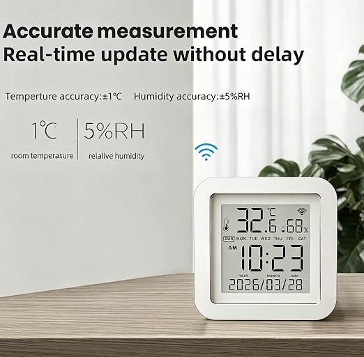 Smart WiFi Temperature Humidity Monitor: TUYA Wireless Temperature Humidity - Image 7