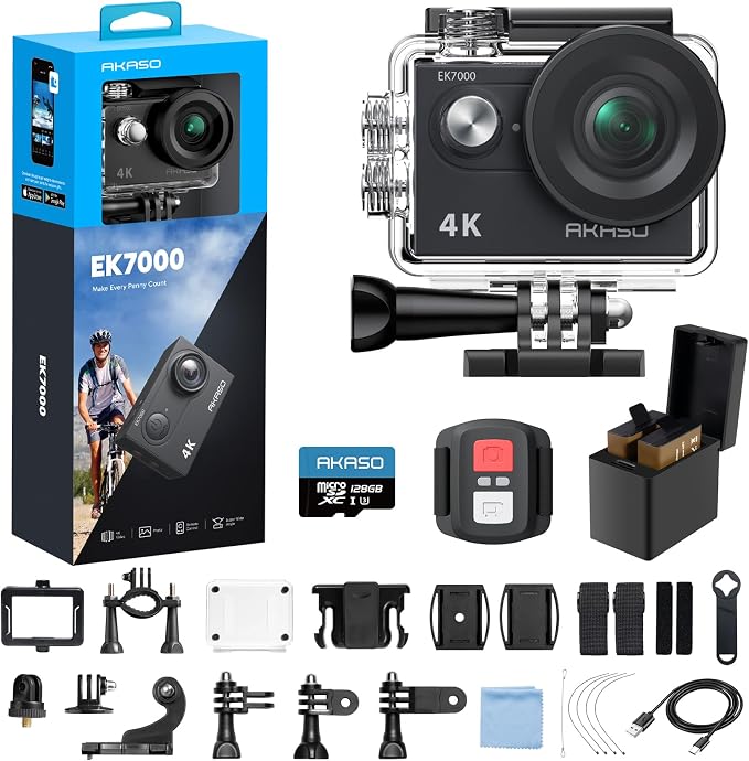 AKASO EK7000 4K30fps Action Camera by AKASO