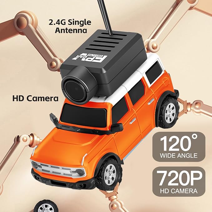 WLtoys 1:64 Mini RC Cars, 2.4G FPV Remote Control Toy Car - Image 6
