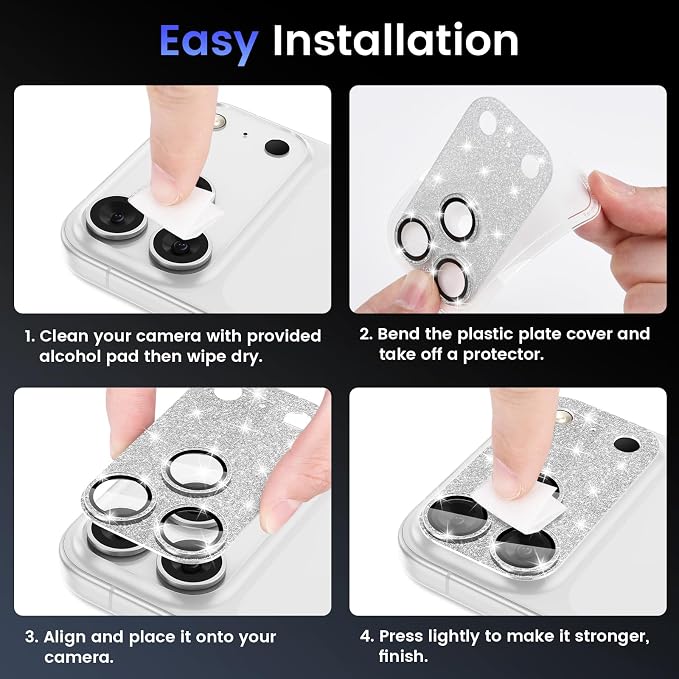 Tensea for iPhone 17 Pro Camera Lens Protector, Metal Aluminum Alloy Tempered - Image 7