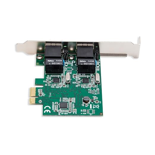 Syba Dual Port Gigabit Ethernet PCI Express 2.1 PCI-E x1 Network Adapter Card - Image 3
