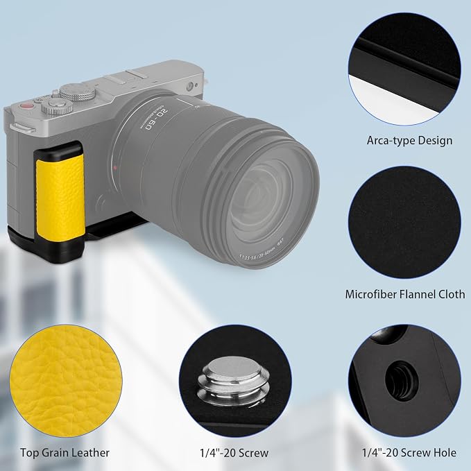Haoge HG-S9-Y Handle HandGrip for Panasonic LUMIX S9 Camera Body S9K L-Shape - Image 3