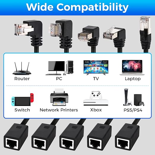 Cat 6 Ethernet Extension Cable 10 Pack，Multiple - Image 6