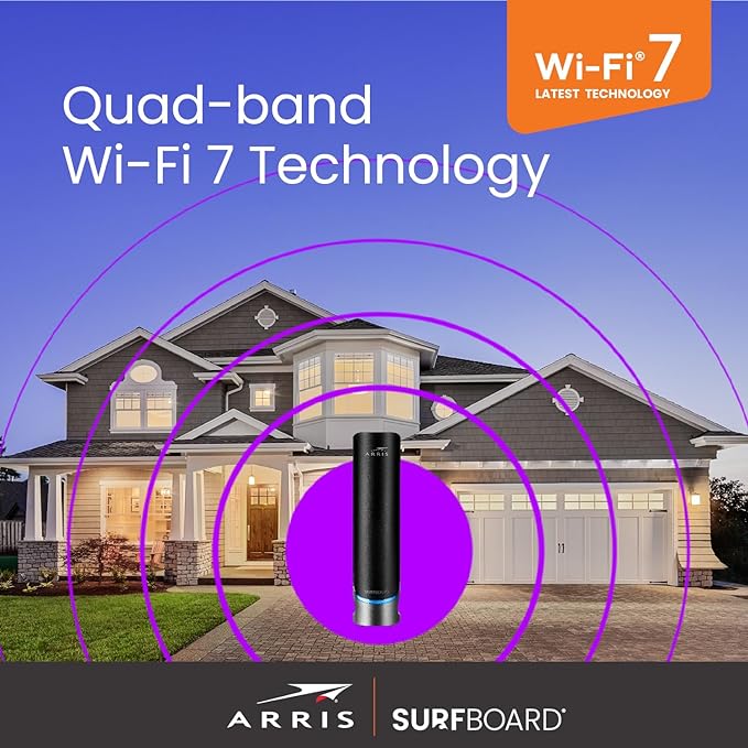 ARRIS - Cable Modem Router Combo - Fast DOCSIS 3.1 Multi-Gigabit & BE 18000 - Image 2
