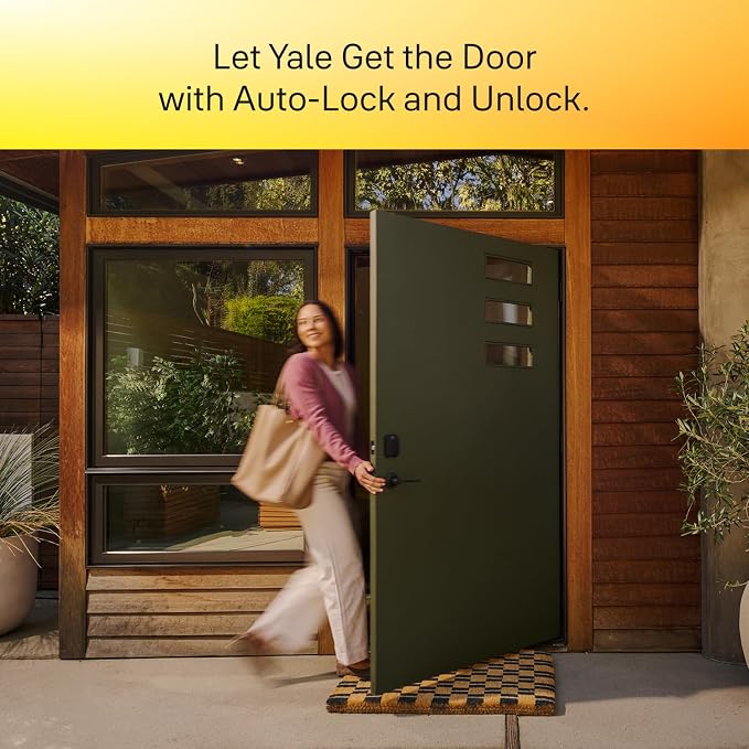 Yale Assure Lock 2 Plus Apple Home Keys, Satin Nickel Keyless Entry Door Lock - Image 3