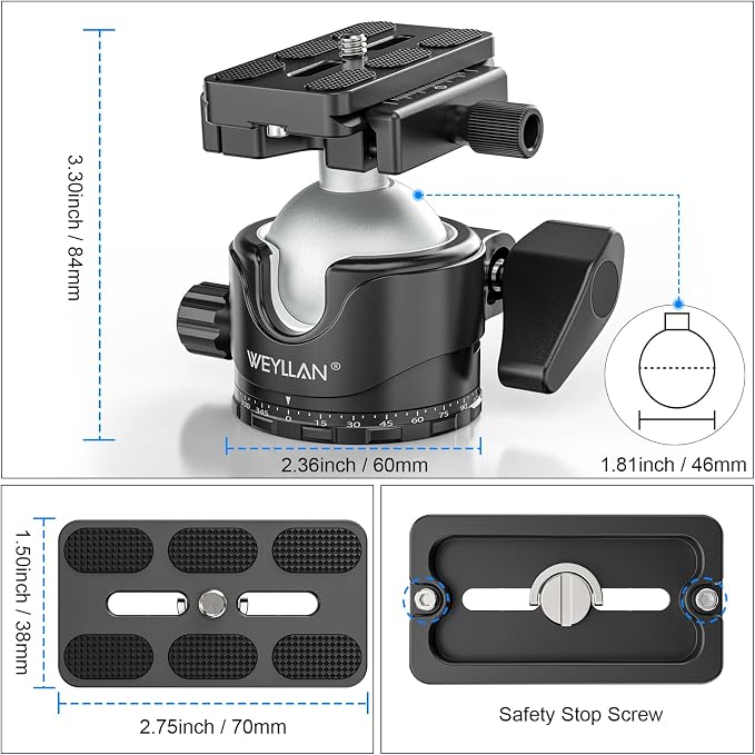 WEYLLAN EH46L Lever Ball Head - Image 7