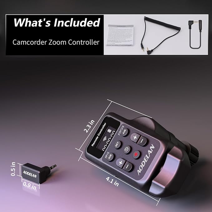 Upgraded Wireless Camcorder Remote Control Zoom Controller - Image 8