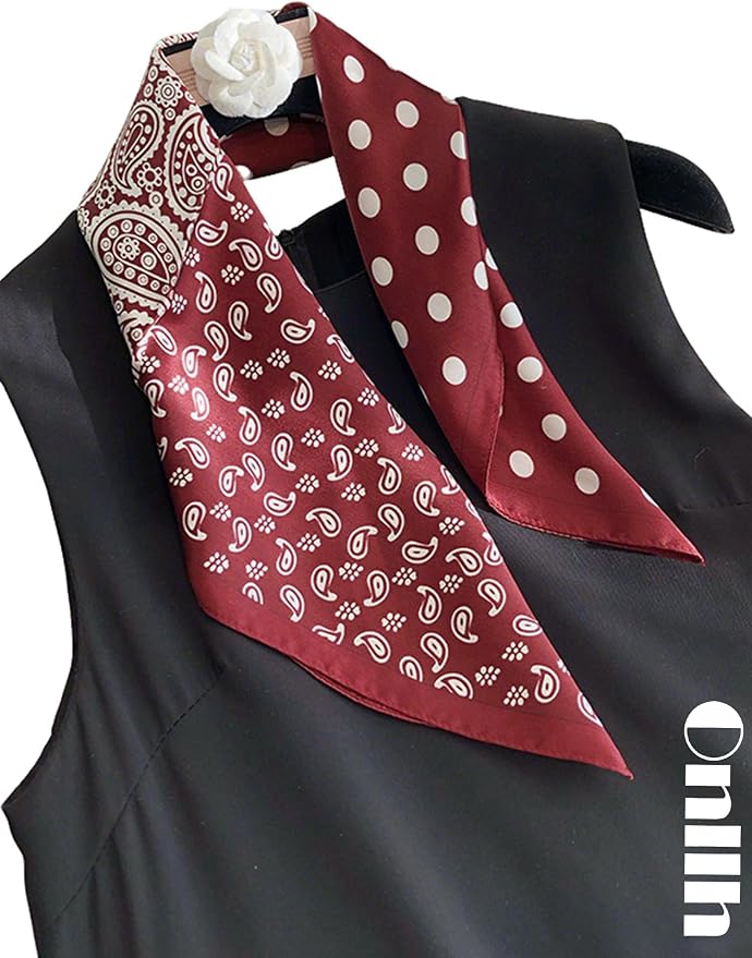 Silky Scarf for Women Lightweight Satin Bandanas Neck Hair Wrap For Sleeping - Image 6