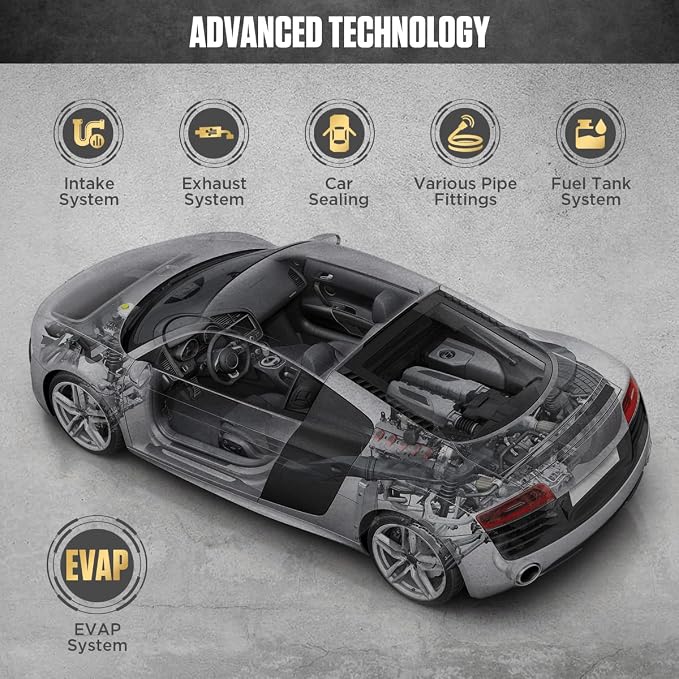 Automotive Smoke Machine Leak Detector, Evap Vacuum Smoke Diagnostic Tester - Image 5