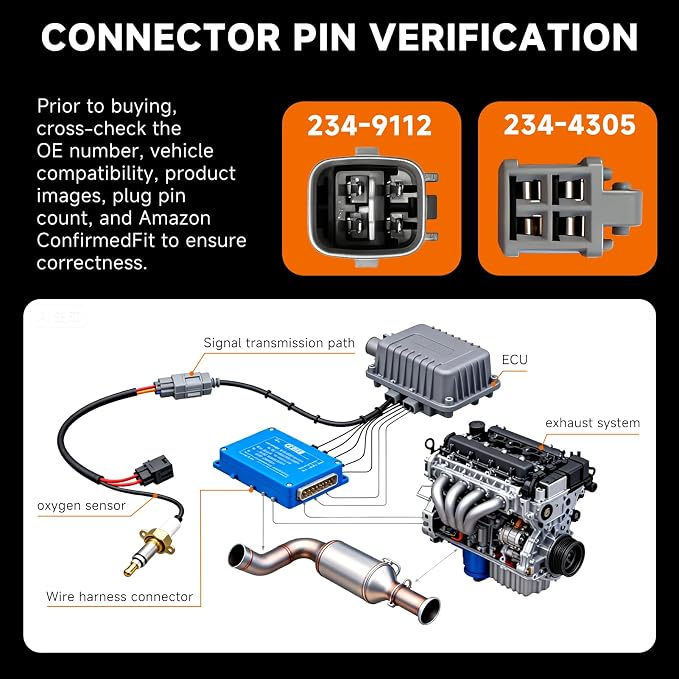 Complete O2 Sensor & Oxygen Sensor Kit 2011-2014 | Compatible - Image 4