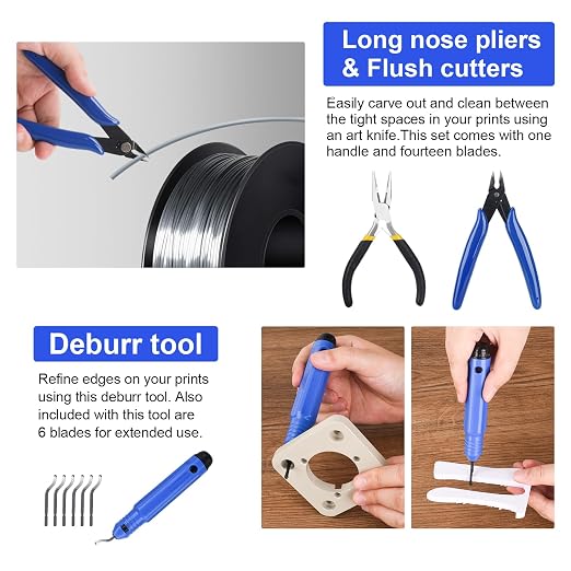 KuanStore 3D Printer Tools Kit, 3D Printing Accessory - Image 7