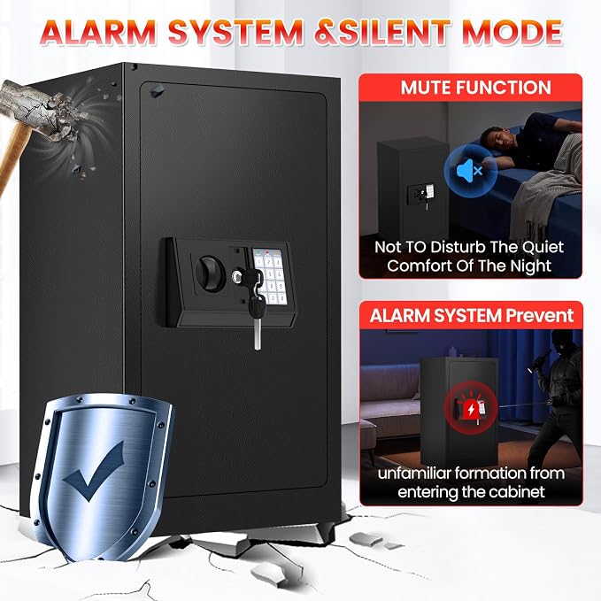 Fireproof Safe for Home, 7  Heavy Duty Fire Proof safes for Home Use - Image 7