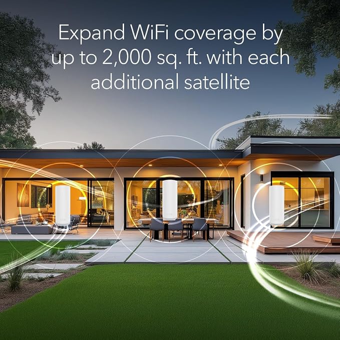 NETGEAR Orbi 360 Series Dual-Band WiFi 7 Mesh Network Add-on Satellite – Works - Image 3