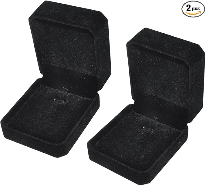 2Pcs Classic Velvet Necklace Box by iSuperb