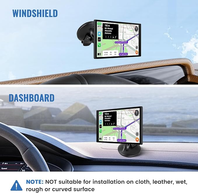 EWAY 2PCS GPS Car Holder Mount for Garmin Nuvi Windshield Dashboard - Image 5